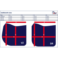 Zadeldek Airmesh Wit